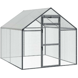 vidaXL Κλουβί Πτηνών 221x181.5x173.5cm 42036857