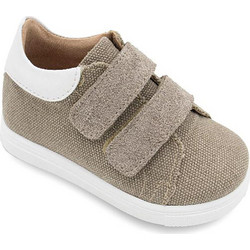 Gorgino Βαπτιστικά Sneakers για Αγόρι Υφασμάτινα Ανατομικά Γκρι 3189