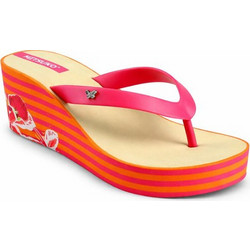 Mitsuko Γυναικείες Σαγιονάρες Platforms Πορτοκαλί SA66950W