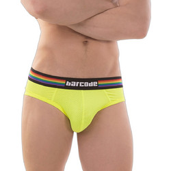 Barcode Berlin Pride Ανδρικό Σλιπ Βαμβακερό Κίτρινο 5607776081827