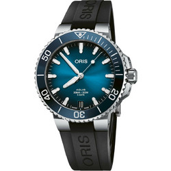 Oris Ανδρικό Ρολόι Αυτόματο με Μαύρο Καουτσούκ Λουράκι 41350742274FC