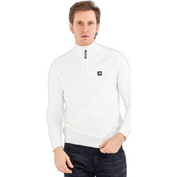 Weekend Offender Ανδρική Πλεκτή Μπλούζα με Φερμουάρ Λευκή KWAW2311