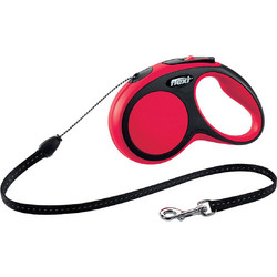 Flexi New Comfort Πτυσσόμενο Λουρί Σκύλου έως 12kg 8m Κόκκινο Μαύρο