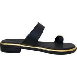 Fiore Γυναικεία Σανδάλια Suede Μαύρα F18