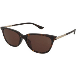 Alexander McQueen AM0553S 002 Γυναικεία Γυαλιά Ηλίου Πεταλούδα Χρυσό Ταρταρούγα με Καφέ Φακό