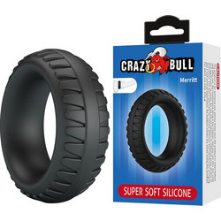 Crazy Bull Merritt Ελαστικό Δαχτυλίδι Πέους Σιλικόνης 35mm Μαύρο