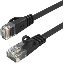 Orico Flat U/UTP Cat.6 Καλώδιο Δικτύου Ethernet 0.5m Black PUG-C6B-05-BK-EP-HU