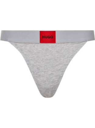 Hugo Βαμβακερό Γυναικείο String Γκρι 50492326-033