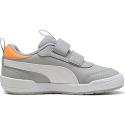 Puma Multiflex 2 Παιδικά Sneakers Γκρι Πορτοκαλί 312152-06