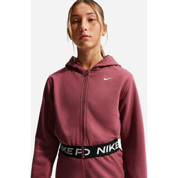 Nike Dri-Fit Παιδική Ζακέτα Φούτερ με Φερμουάρ Μπορντό HQ9312-654