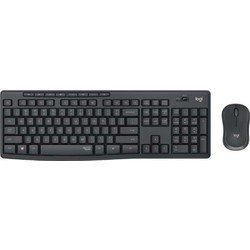 Logitech MK295 Silent Grey Ασύρματο Σετ Πληκτρολόγιο & Ποντίκι