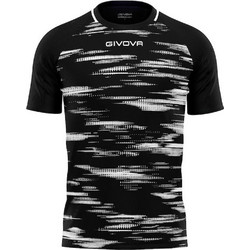 Givova Shirt Pixel Φανέλα Ποδοσφαίρου Μαύρη Λευκή MA035.1003
