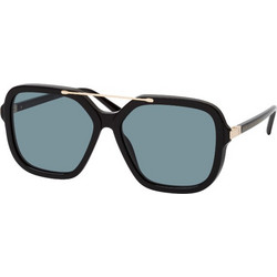 Stella McCartney SC40072I Γυναικεία Γυαλιά Ηλίου Τετράγωνα Κοκάλινα Μαύρα με Μπλε Φακό