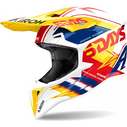 Airoh Wraaap 6DAYS Spain 2024 Multicolor Κράνος Μηχανής Motocross 1330gr