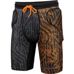 Reusch CS Padded Σορτς Τερματοφύλακα Μαύρο Πορτοκαλί 3818533-783