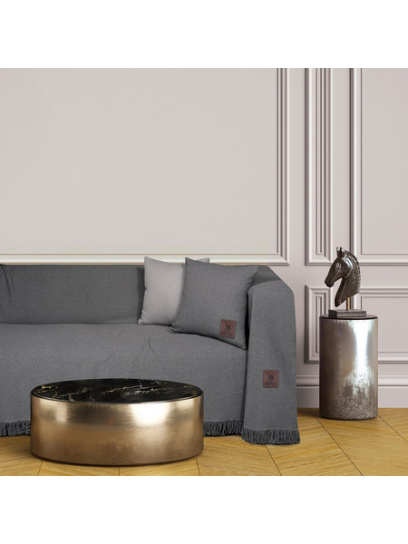 Greenwich Polo Club Ριχτάρι Τριθέσιου Καναπέ 180x300 3914 Dark Grey