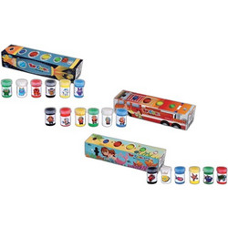 Toy Color Σετ Δακτυλομπογιές 6x25ml Διάφορα Σχέδια 220.501