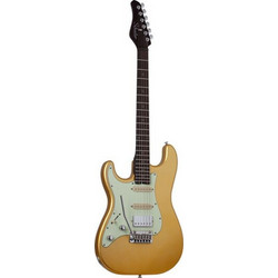 Schecter Nick Johnston 10th Anniversary Ηλεκτρική Κιθάρα ST Style με Μαγνήτες HSS & Ταστιέρα Ebony Atomic Saffron