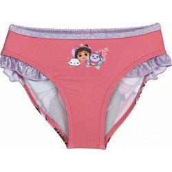 Cerda Gabby's Dollhous Παιδικό Μαγιό Bikini Bottom για Κορίτσι Κοραλί 2900002768 6τμχ