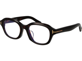 Tom Ford FT6005-D-B 052 Ανδρικός Σκελετός Γυαλιών Οράσεως Μεταλλικός Ξύλινος Λαστιχένιος Μαύρος