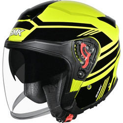 SMK GTJ Rambler Yellow Black Κράνος Μηχανής Jet 1550gr