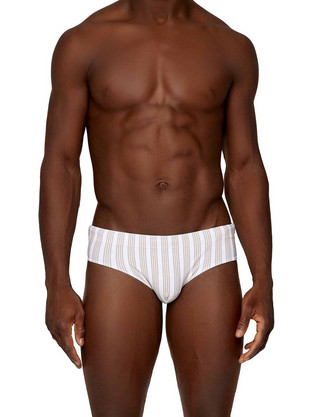 Modus Vivendi Breton Αθλητικό Ανδρικό Μαγιό Σλιπ Λευκό SK1123-1210