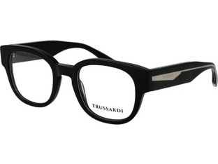 Trussardi TSU6042 A01 Ανδρικός Σκελετός Γυαλιών Οράσεως Κοκάλινος Μαύρος