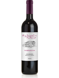 Κτήμα Κελεσίδη Sampanitsa Organic Xinomavro Merlot Syrah Κρασί Ερυθρό Ημίγλυκο 750ml