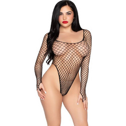 Leg Avenue Sexy Κορμάκι String Διχτυωτό Μαύρο 89377