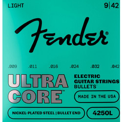Fender 4250L Ultracore Σετ 6 Χορδές Ηλεκτρικής Κιθάρας Nickel Plated Steel 9-42" Light Tension