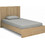 Megapap Troy Κρεβάτι Ημίδιπλο Ξύλινο με Τάβλες 120x200cm GP028-0158,1