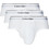 Calvin Klein Ανδρικά Σλιπ Βαμβακερά Λευκά 3Pack LV00NB4388-100