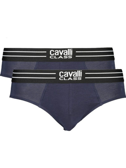 Cavalli Class Ανδρικά Σλιπ Βαμβακερά Navy Μπλε 2Pack QXO01IJD003B-04926