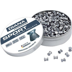 Diana Sport Βολίδες Pellets Αεροβόλου 4.5mm Μολυβένιες 0.47g / 7.25gr 500τμχ