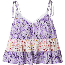 Desigual Spring Γυναικείο Καλοκαιρινό Top Λιλά 22SWBW14-3021