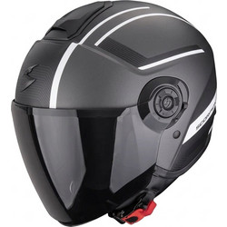 Scorpion Exo City II Cosmos Matt Silver White Κράνος Μηχανής Jet 1300gr