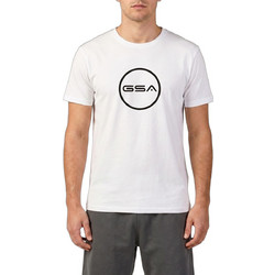 GSA Λευκό Ανδρικό Αθλητικό T-Shirt 17-2608