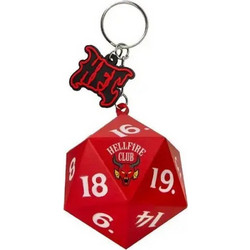 Cinereplicas Stranger Things Hellfire Club Squishy Dice Μπρελόκ