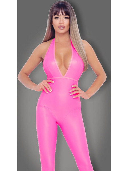 Cottelli Sexy Ολόσωμη Φόρμα Φούξια 27305963021