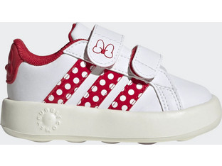 Adidas Grand Court Disney Minnie Mouse Παιδικά Sneakers Λευκά Κόκκινα KI9528