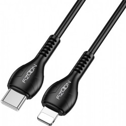 Noozy A45 USB-C to Lightning Cable 30W 1m Black