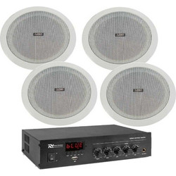 Power Dynamics 4x BT-622 + PDM45 Σετ Παθητικά Ηχεία Οροφής 6W Λευκά