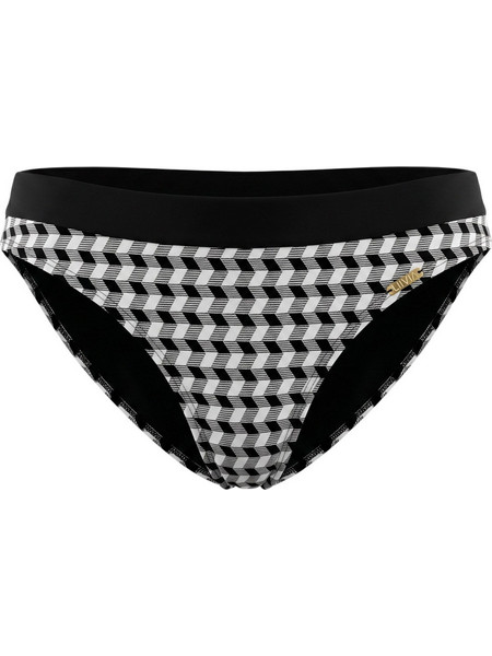 Livia Bikini Slip Μαύρο Λευκό BERYL-MYSTIK-ZFF01