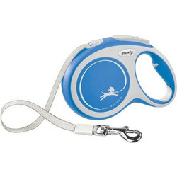 Flexi Comfort Πτυσσόμενο Λουρί Σκύλου έως 12kg 3m Λευκό Μπλε