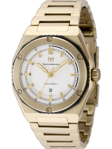 TechnoMarine Coral Γυναικείο Ρολόι με Χρυσό Μεταλλικό Μπρασελέ TM-416046