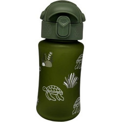 Abo In A Fast World Be A Turtle Παιδικό Παγούρι Πλαστικό BPA Free Χακί 350ml 314303