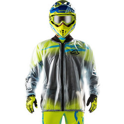 Acerbis Rain Pro 3.0 Ανδρικό Αδιάβροχο Μπουφάν Διαφανές ACE000JAC21