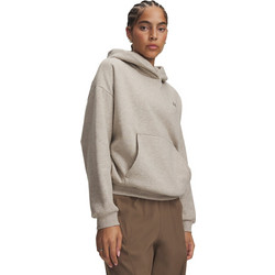 Under Armour Icon Γυναικείο Αθλητικό Φούτερ με Κουκούλα Μπεζ 6013544-204