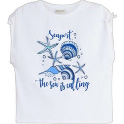 Bonprix Παιδικό T-Shirt Αμάνικο Λευκό Μπλε 977991