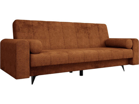 PoliHome Zuri Τριθέσιος Καναπές Κρεβάτι Rusted 240x91x93cm 163062089